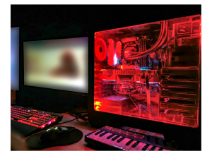 Glowing PC Case