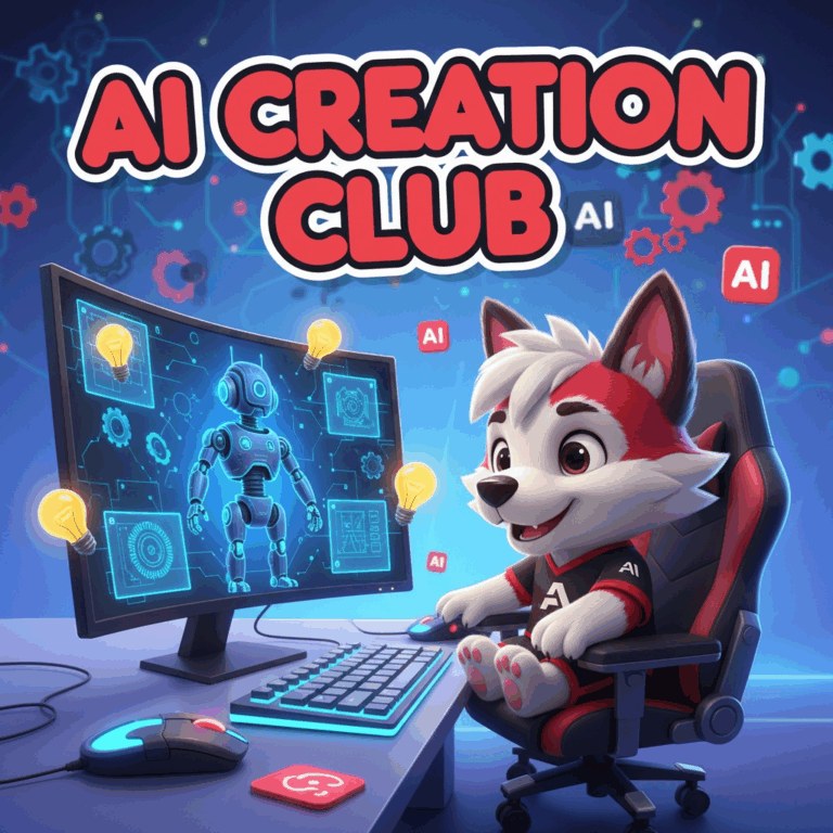 Wolfie at AI Creation Club