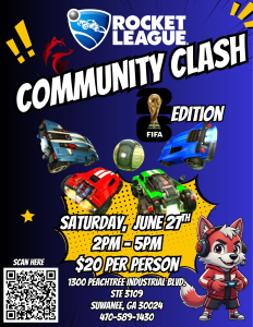 Rocket League Community Clash Flyer